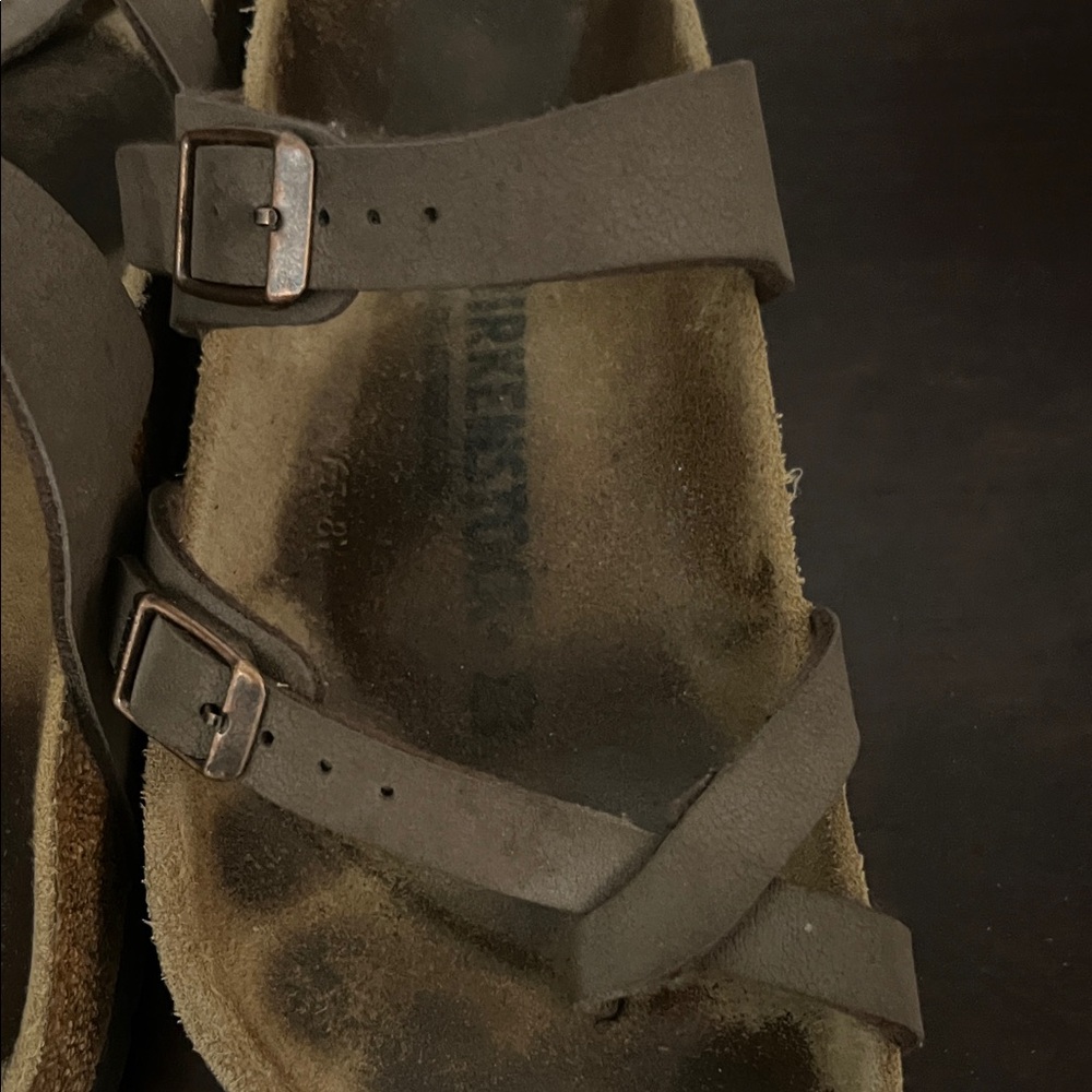 Birkenstock Tan Leather Sandals - Picture 4 of 4
